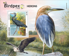 Sierra Leone 2022 Herons, Mint NH, Nature - Birds - Sonstige & Ohne Zuordnung