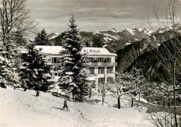 13896617 Braunwald GL Hotel Alpina Winterpanorama Alpen Braunwald GL - Sonstige & Ohne Zuordnung