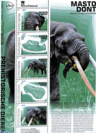 Netherlands - Personal Stamps TNT/PNL 2023 Preh. Animals 5v M/s, Mastodont, Mint NH, Nature - Elephants - Prehistoric .. - Prehistóricos