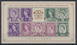 THE 50TH ANNIVERSARY OF THE COUNTRY DEFINITIVES 1958-2008 NEUFS SANS CHARNIERE ** - Andere & Zonder Classificatie