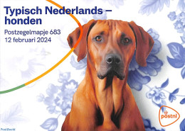 Netherlands 2024 Typical Dutch, Presentation Pack 683, Mint NH, Nature - Dogs - Art - Ceramics - Unused Stamps