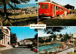 13895967 Heiden AR Bodenseeblick Rohrschach Heidenbahn Kirchplatz Mit Hotel Kron - Autres & Non Classés