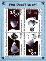 Djibouti 2019 Year Of The Rat 4v M/s, Mint NH, Various - New Year - Nieuwjaar