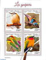 Djibouti 2019 Bee-eaters 4v M/s, Mint NH, Nature - Birds - Gibuti (1977-...)