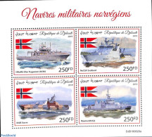 Djibouti 2019 Norwegian Military Ships 4v M/s, Mint NH, Transport - Ships And Boats - Boten