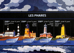 Djibouti 2019 Lighthouses 4v M/s, Mint NH, Various - Lighthouses & Safety At Sea - Faros