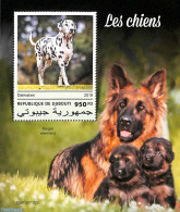 Djibouti 2019 Dogs S/s, Mint NH, Nature - Dogs - Gibuti (1977-...)