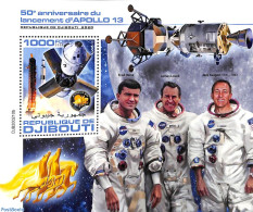 Djibouti 2020 Apollo 13 S/s, Mint NH, Transport - Space Exploration - Djibouti (1977-...)