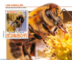 Djibouti 2020 Bees S/s, Mint NH, Nature - Bees - Insects - Yibuti (1977-...)