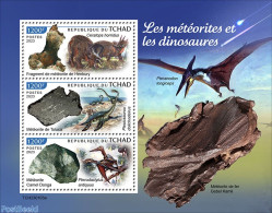 Chad 2023 Meteorites And Dinosaurs, Mint NH, Nature - Prehistoric Animals - Prehistory - Otros & Sin Clasificación