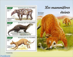 Chad 2023 Extinct Mammals, Mint NH, Nature - Animals (others & Mixed) - Prehistoric Animals - Sonstige & Ohne Zuordnung