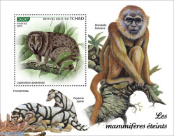 Chad 2023 Extinct Mammals, Mint NH, Nature - Animals (others & Mixed) - Monkeys - Otros & Sin Clasificación