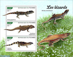 Chad 2023 Lizards, Mint NH, Nature - Reptiles - Otros & Sin Clasificación