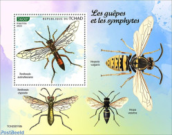 Chad 2023 Wasps And Sawflies, Mint NH, Nature - Insects - Andere & Zonder Classificatie