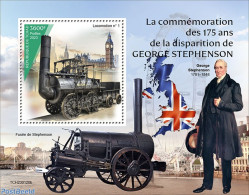 Chad 2023 George Stephenson, Mint NH, Transport - Railways - Other & Unclassified