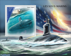 Chad 2023 Submarines, Mint NH, Transport - Ships And Boats - Otros & Sin Clasificación