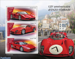 Chad 2023 Enzo Ferrari, Mint NH, Transport - Automobiles - Ferrari - Other & Unclassified