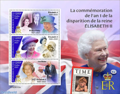 Chad 2023 Queen Elisabeth II, Mint NH, History - American Presidents - Kings & Queens (Royalty) - Autres & Non Classés