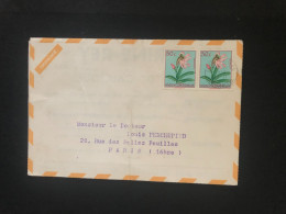 1958-Congo Belge-Enveloppe Pub- Avec Sa Carte La Flore -Obl.Léopoldstadt - Brieven En Documenten