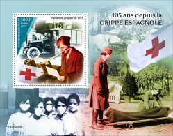 Chad 2023 105 Years  Since The Spanish Flu, Mint NH, Health - Red Cross - Andere & Zonder Classificatie