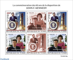 Chad 2023 John F. Kennedy, Mint NH, History - Transport - American Presidents - Space Exploration - Andere & Zonder Classificatie