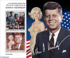 Chad 2023 John F. Kennedy, Mint NH, History - Performance Art - American Presidents - Marilyn Monroe - Movie Stars - Andere & Zonder Classificatie