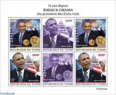 Chad 2023 Barack Obama, Mint NH, History - American Presidents - Altri & Non Classificati