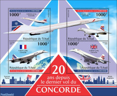 Chad 2023 Concorde, Mint NH, Transport - Concorde - Aircraft & Aviation - Autres & Non Classés