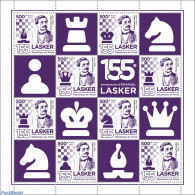 Chad 2023 Emanuel Lasker, Mint NH, Sport - Chess - Sonstige & Ohne Zuordnung