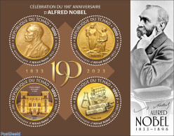 Chad 2023 Alfred Nobel, Mint NH, History - Science - Various - Nobel Prize Winners - Inventors - Round-shaped Stamps - Autres & Non Classés
