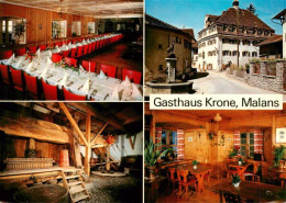 13889439 Malans GR Gasthaus Krone Festtafel Gastraeume Brunnen  - Altri & Non Classificati