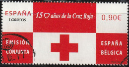España 2013 Edifil 4828 Sello º Aniv. Fundación Cruz Roja Retrato Henri Dunant Emisión Conjunta España Bélgica - Gebruikt