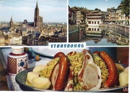 *CPM - 67 - STRASBOURG - Multivue - Choucroute - Straatsburg