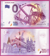 0-Euro XEHZ 2016-1 EUROPA PARK - Pruebas Privadas