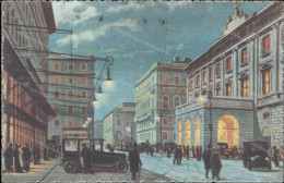 Cs466 Cartolina Trieste  Citta' Piazza E Teatro Giuseppe 1928 Friuli - Trieste (Triest)