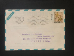 1958-Congo Belge-Enveloppe Pub- Avec Sa Carte Hydrographie -Obl.Léopoldstadt - Storia Postale