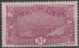 COTE DES SOMALIS Poste 136 * MH Pont Du Chemin De Fer à Holl-Holli 1915-1916 (CV 16 €) - Unused Stamps
