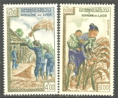 AF-157 Laos Agriculture Récolte Riz Rice Harvest MH * Neuf - Landbouw