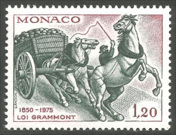 AF-108a Monaco Cheval Horse Pferd Caballo Cavallo Paard MNH ** Neuf SC - Caballos
