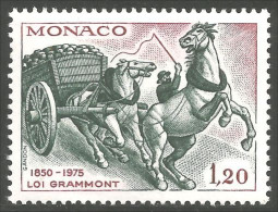 AF-108a Monaco Cheval Horse Pferd Caballo Cavallo Paard MNH ** Neuf SC - Chevaux