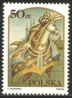 AF-101 Pologne Cheval Horse Pferd Caballo Cavallo Paard MNH ** Neuf SC - Paarden