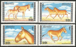 AF-98 Mongolie Cheval Hemione Horse Pferd Caballo Cavallo Paard MNH ** Neuf SC - Pferde