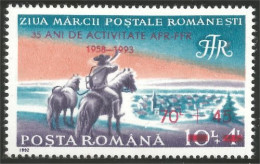 AF-93 Roumanie Cheval Horse Pferd Caballo Cavallo Paard MNH ** Neuf SC - Chevaux