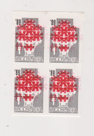 YUGOSLAVIA, 1989  Red Cross Charity Stamp  Imperforated Proof Bloc Of 4 MNH - Nuovi