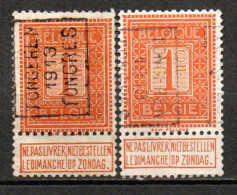 2183 Voorafstempeling Op Nr 108 - TONGEREN 1913 TONGRES - Positie A & B - Rollenmarken 1910-19