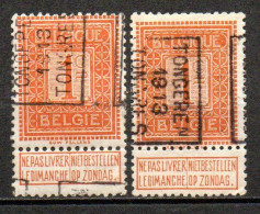 2183 Voorafstempeling Op Nr 108 - TONGEREN 1913 TONGRES - Positie A & B - Rolstempels 1910-19