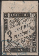 FRANCE COLONIES Emissions Générales Taxe  3 (o) Type Chiffre ColCla] - Postage Due