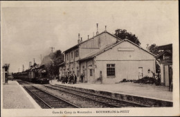 CPA Mourmelon Le Petit Marne, Bahnhof Camp De Mourmelon - Sonstige & Ohne Zuordnung