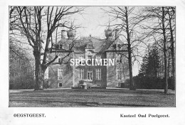 Prent - Kasteel Oud Poelgeest - Oegstgeest   - 8.5x12.5 Cm - Leiden