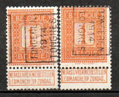 2322 Voorafstempeling Op Nr 108 - TONGEREN 1914 TONGRES - Positie A & B - Rollo De Sellos 1910-19